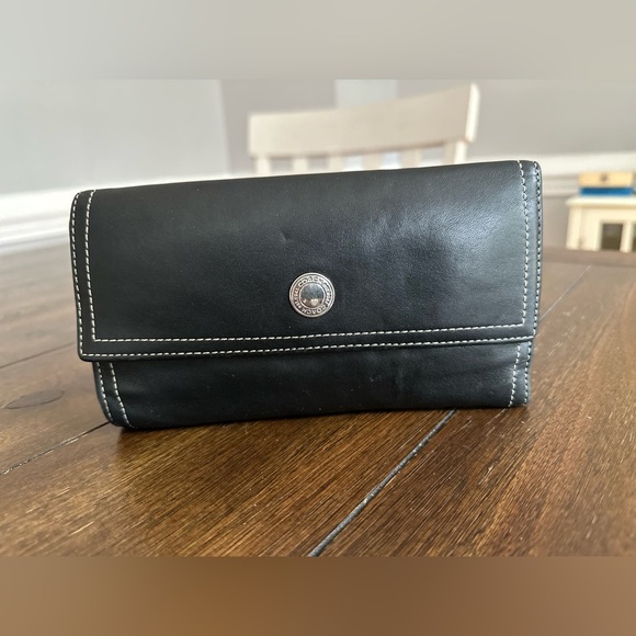 Vintage Coach tri fold wallet & checkbook holder - Picture 10 of 14